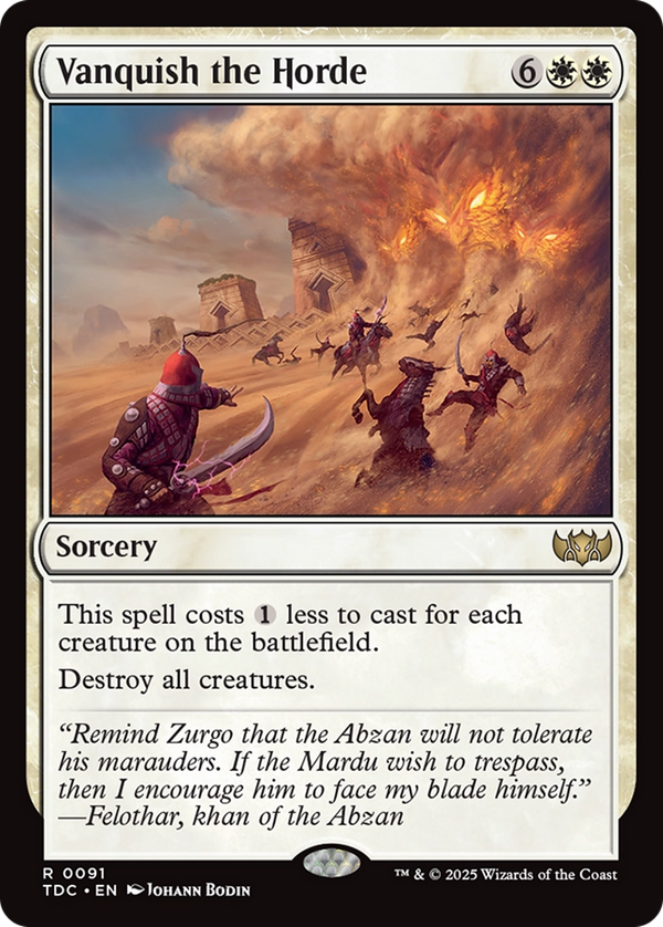 Vanquish the Horde (tdc)