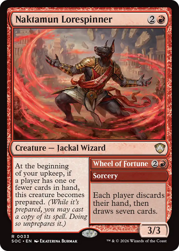 Naktamun Lorespinner // Wheel of Fortune (soc)