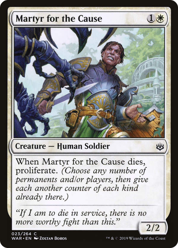 Martyr for the Cause (war)