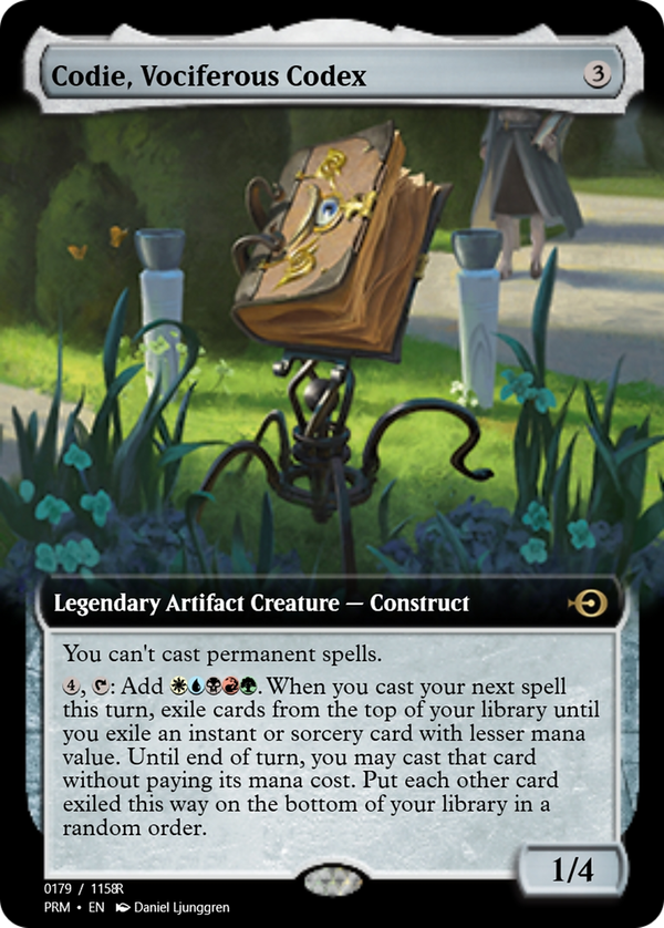 Codie, Vociferous Codex (prm)