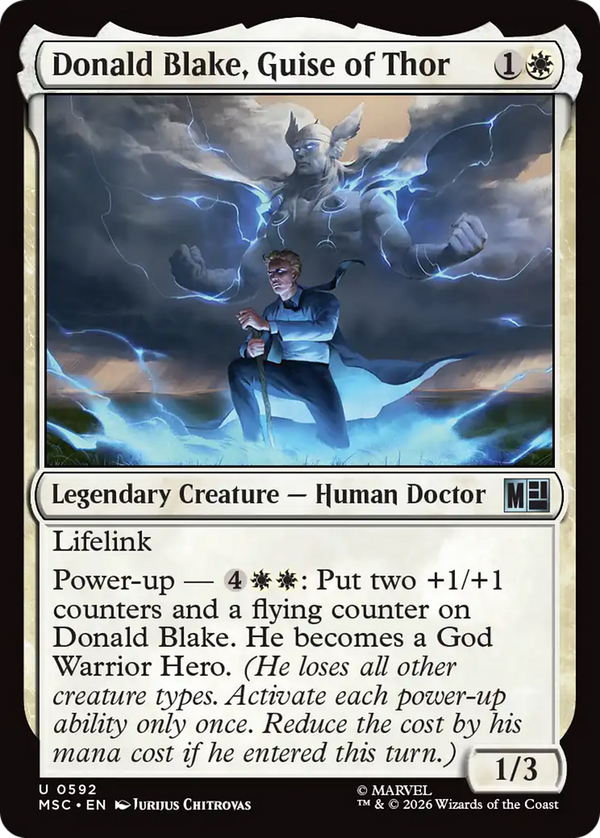 Donald Blake, Guise of Thor (msc)