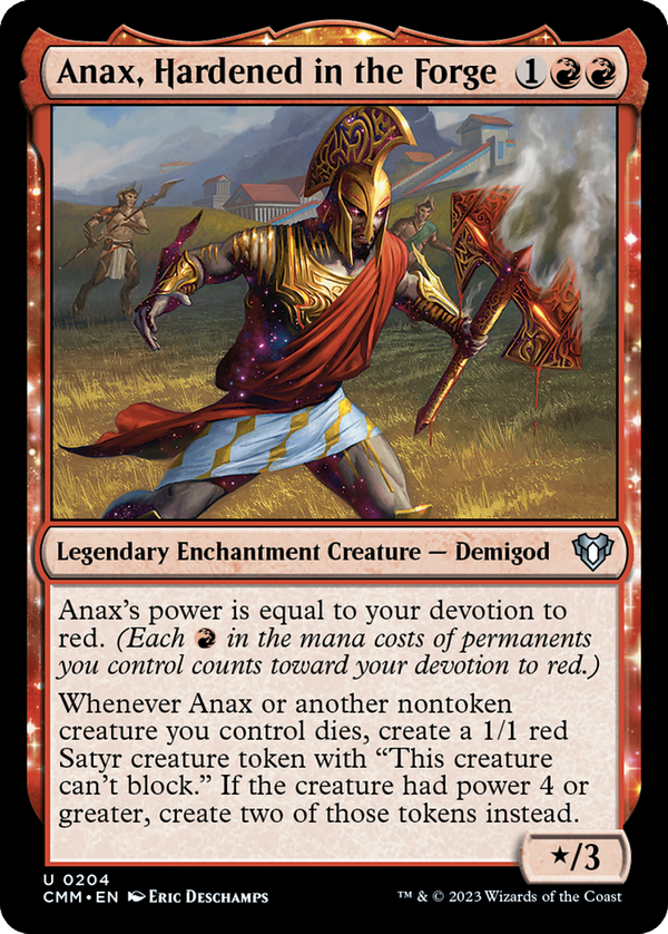 Anax, Hardened in the Forge (cmm)