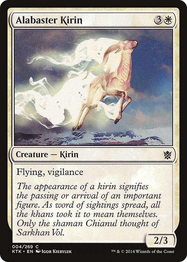 Alabaster Kirin (ktk)