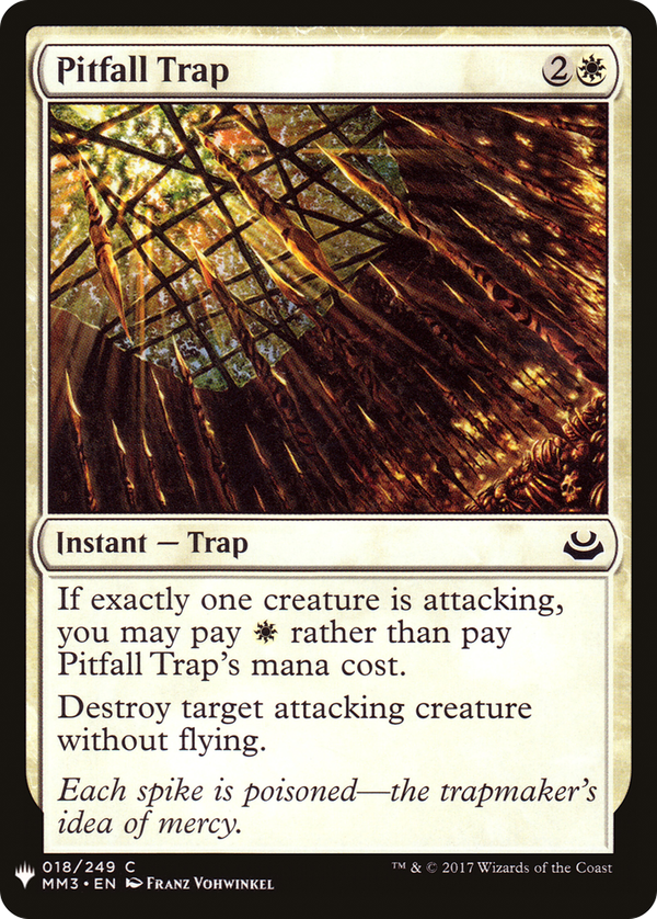 Pitfall Trap (plst)