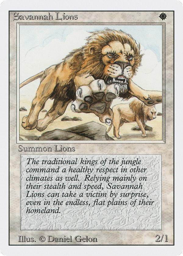 Savannah Lions (3ed)