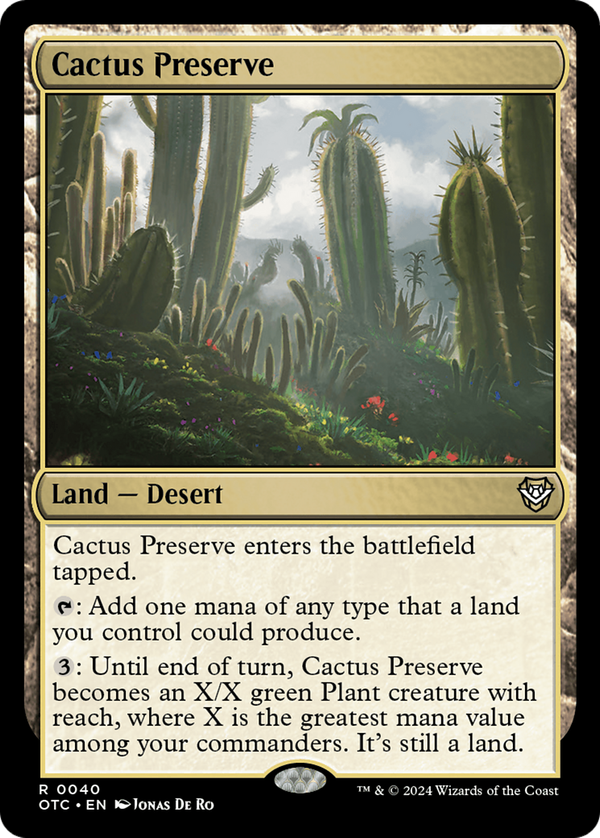 Cactus Preserve (otc)