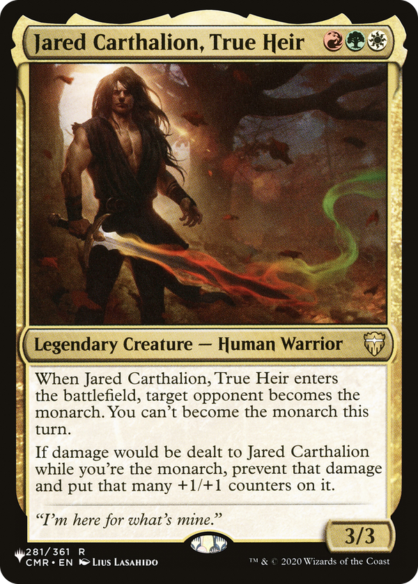 Jared Carthalion, True Heir (plst)