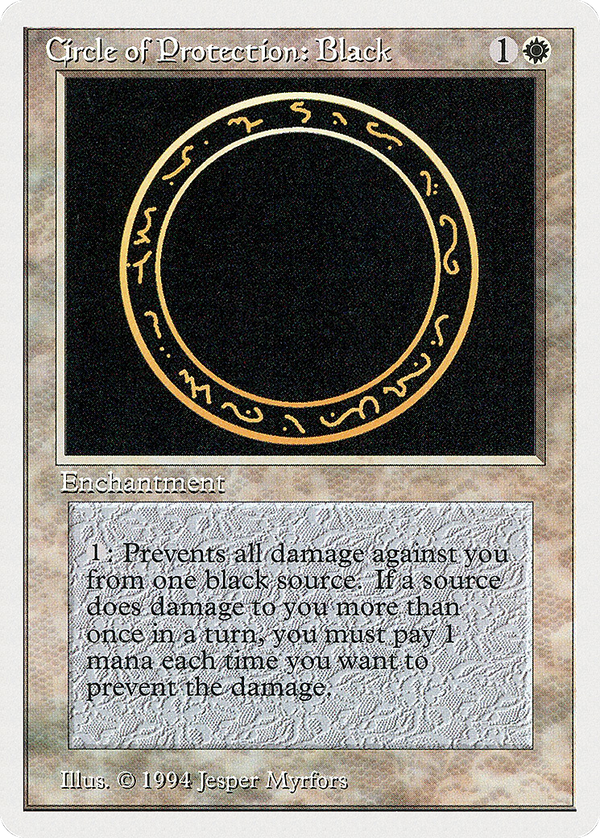 Circle of Protection: Black (sum)