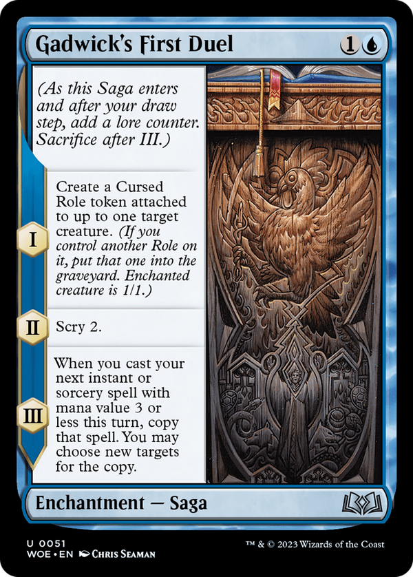 Gadwick's First Duel (woe)