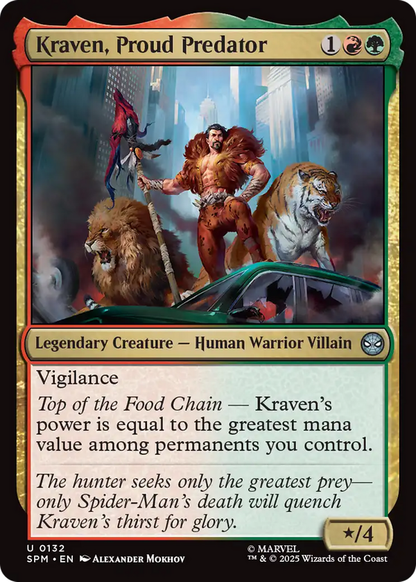 Kraven, Proud Predator (spm)