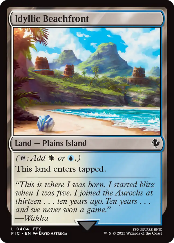 Idyllic Beachfront (fic)
