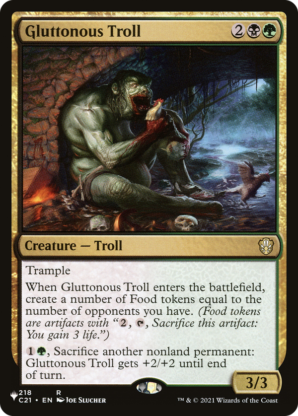 Gluttonous Troll (plst)