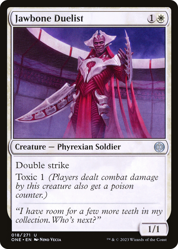Jawbone Duelist (one)