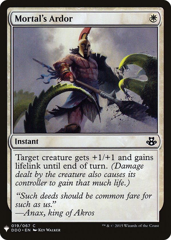 Mortal's Ardor (plst)