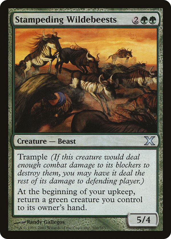 Stampeding Wildebeests (10e)
