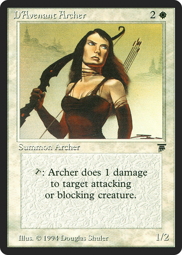 D'Avenant Archer (leg)