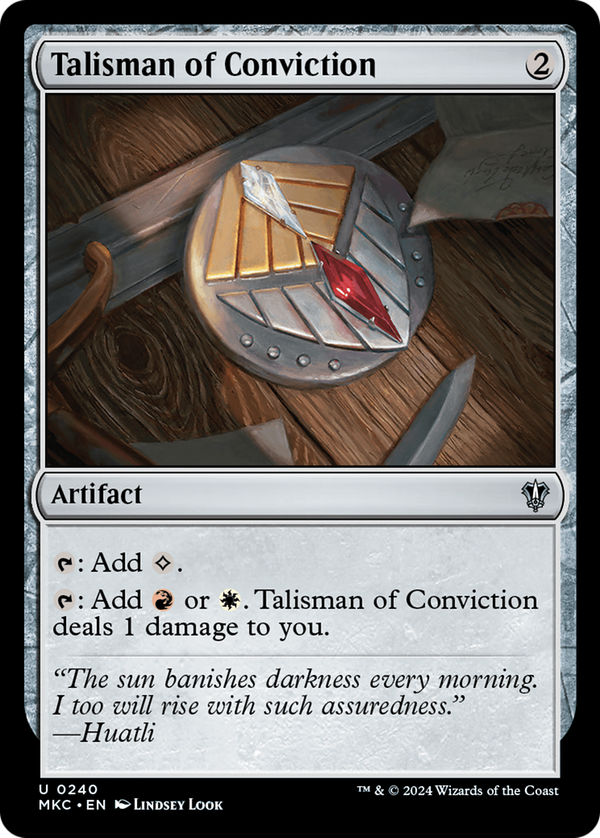 Talisman of Conviction (mkc)