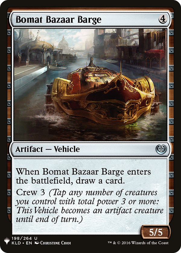 Bomat Bazaar Barge (plst)