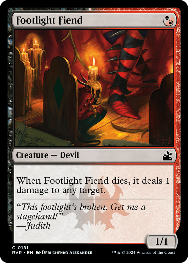 Footlight Fiend (rvr)