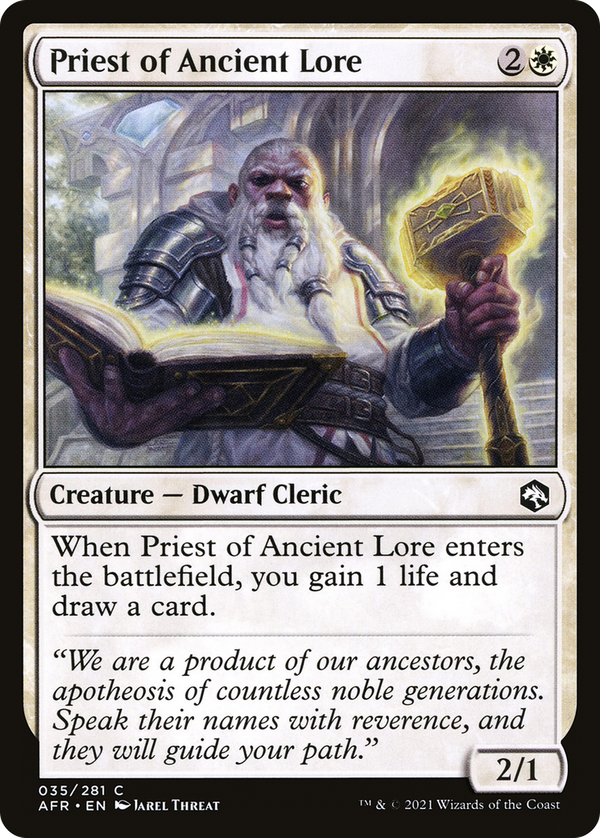Priest of Ancient Lore (afr)