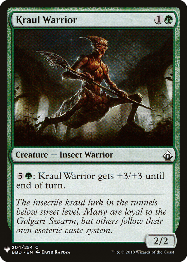 Kraul Warrior (plst)