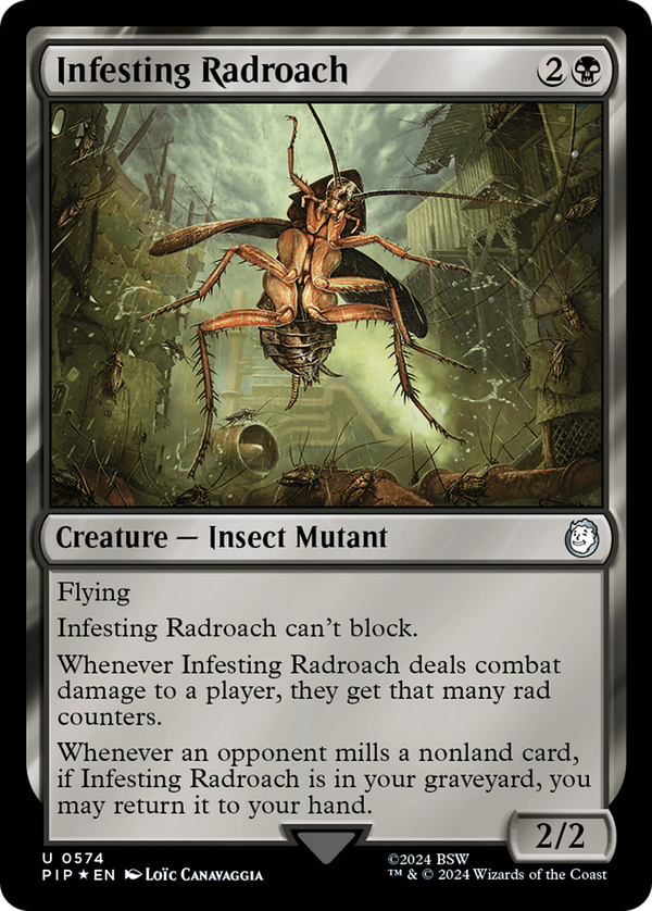 Infesting Radroach (pip)