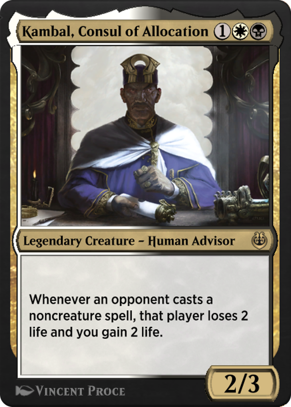 Kambal, Consul of Allocation (klr)