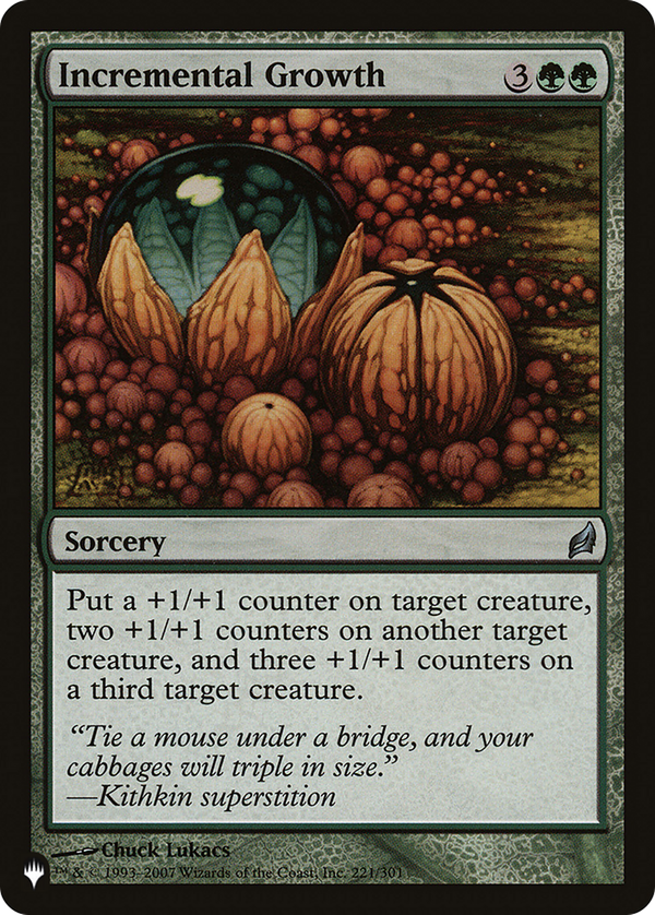 Incremental Growth (plst)