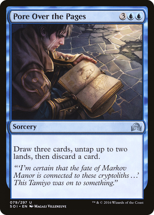 Pore Over the Pages (soi)