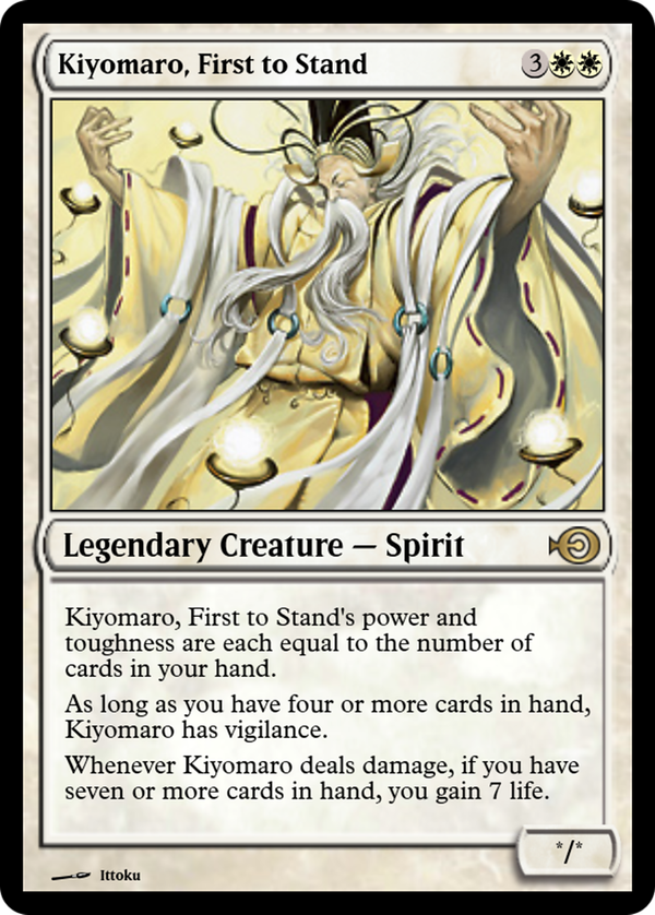 Kiyomaro, First to Stand (prm)