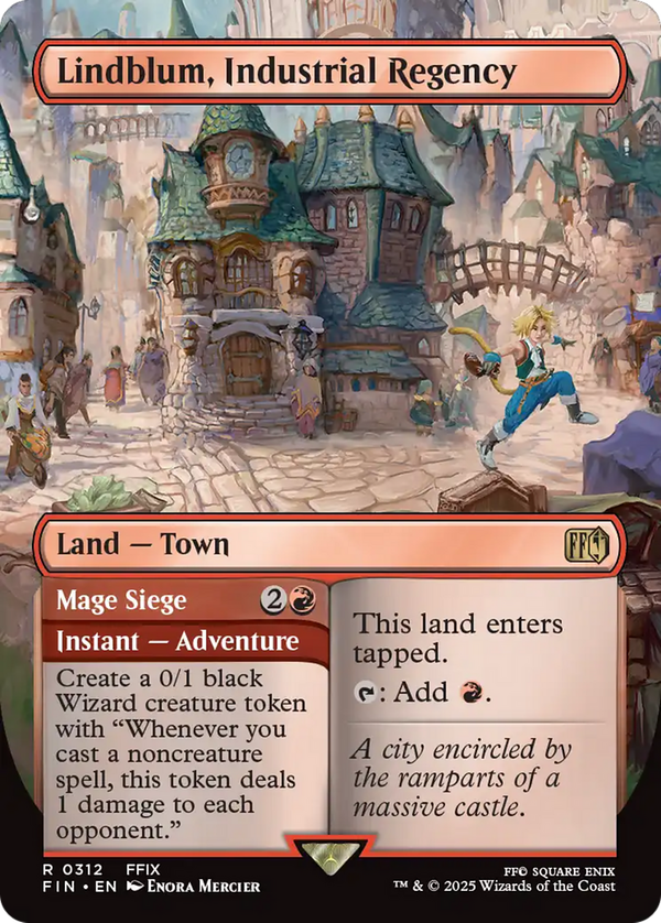 Lindblum, Industrial Regency // Mage Siege (fin)