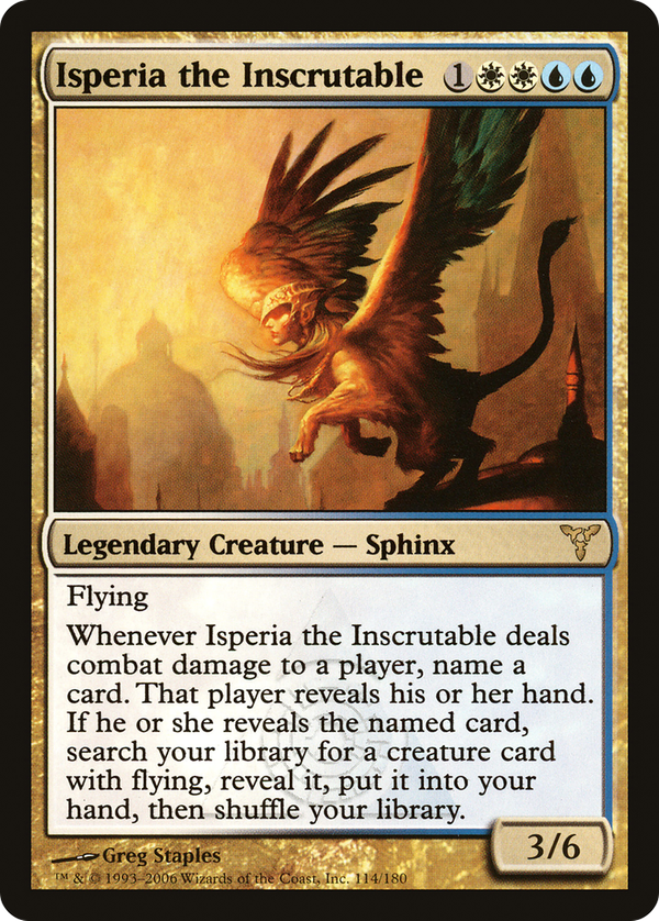 Isperia the Inscrutable (dis)