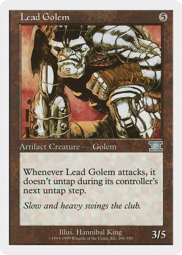 Lead Golem (6ed)