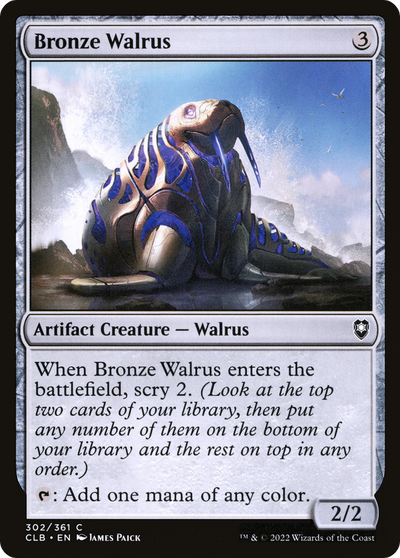 Bronze Walrus