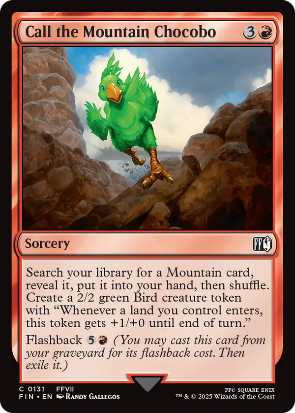 Call the Mountain Chocobo (fin)