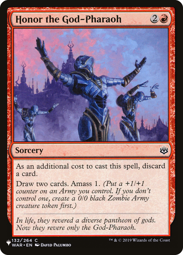 Honor the God-Pharaoh (plst)