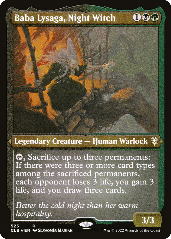 Baba Lysaga, Night Witch (clb)