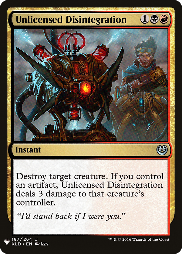 Unlicensed Disintegration (plst)