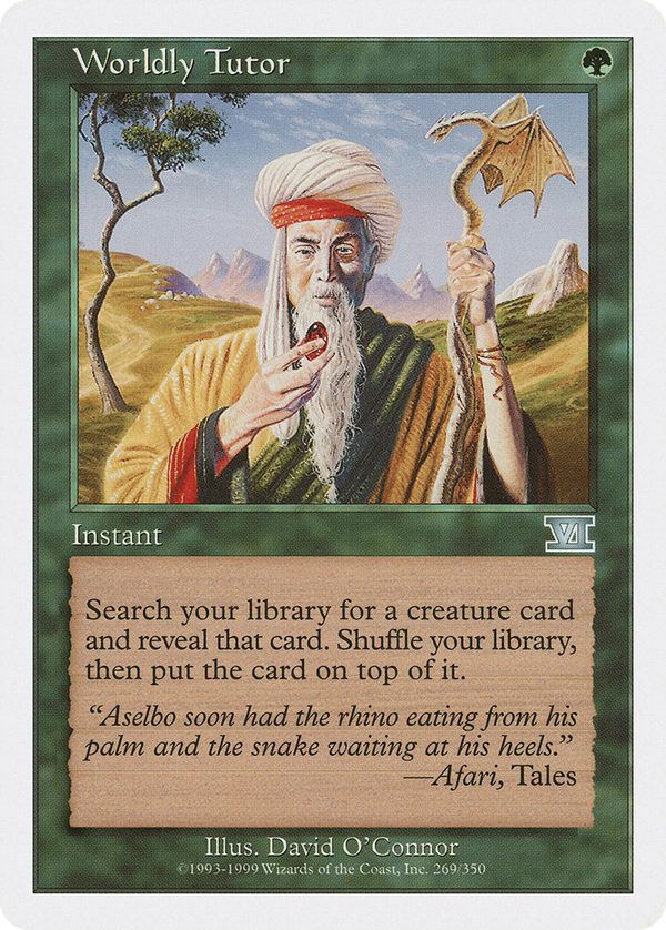 Worldly Tutor (6ed)