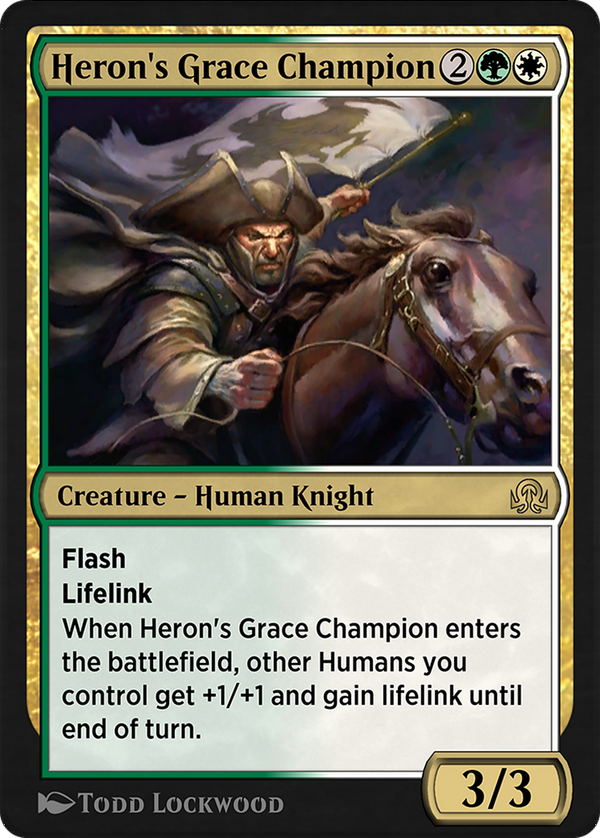 Heron's Grace Champion (sir)