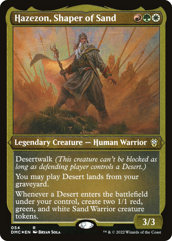 Hazezon, Shaper of Sand (dmc)