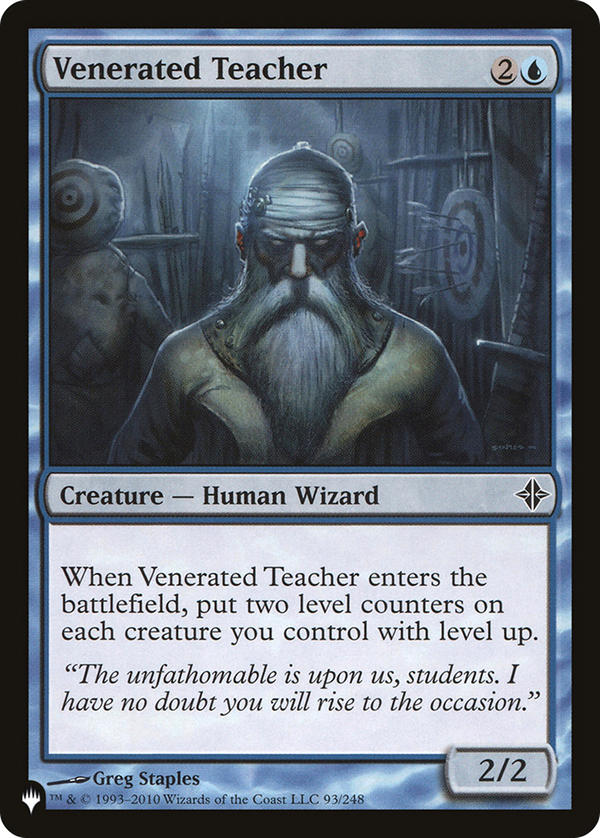 Venerated Teacher (plst)