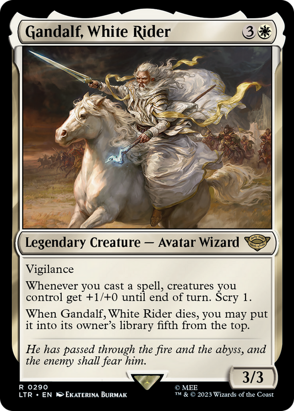 Gandalf, White Rider (ltr)