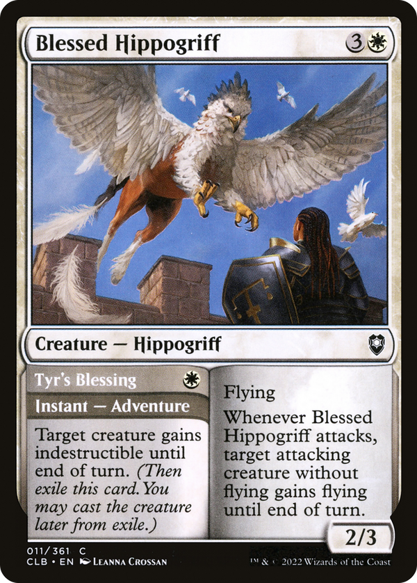 Blessed Hippogriff // Tyr's Blessing (clb)