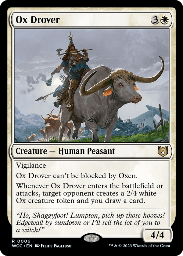 Ox Drover (woc)