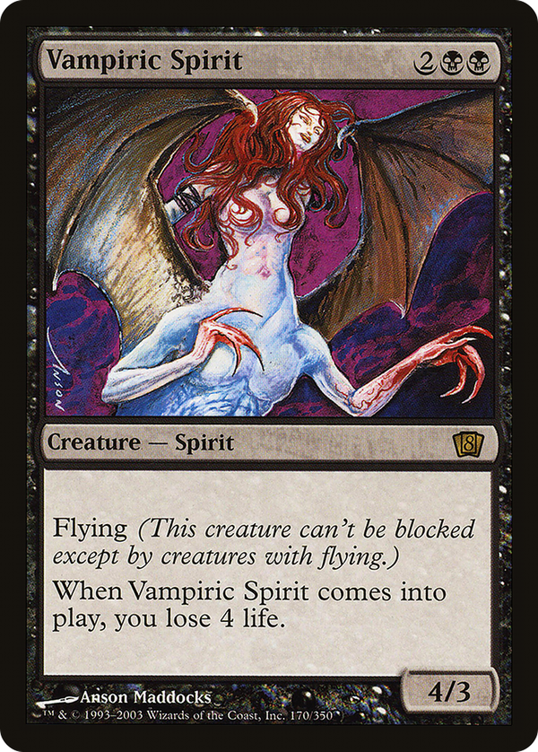 Vampiric Spirit (8ed)