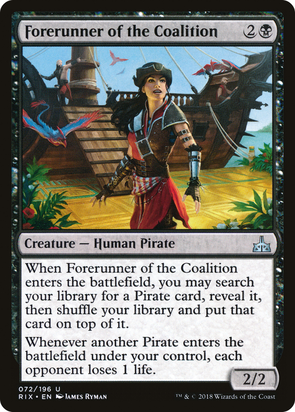 Forerunner of the Coalition (rix)