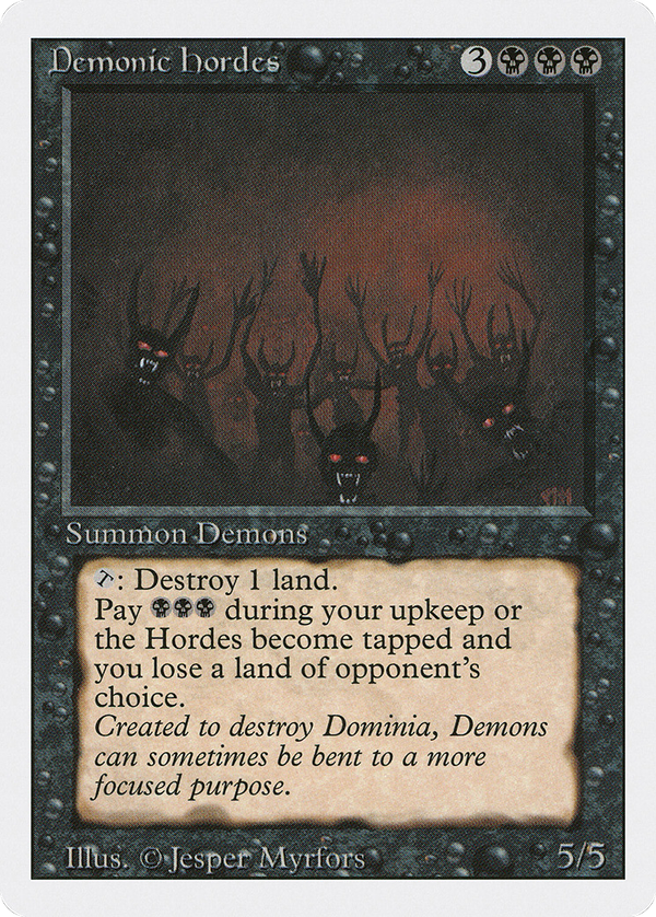 Demonic Hordes (3ed)
