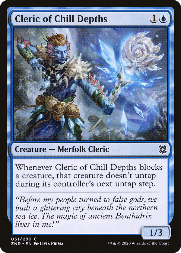 Cleric of Chill Depths (znr)