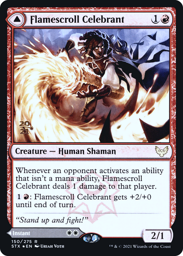 Flamescroll Celebrant // Revel in Silence (pstx)